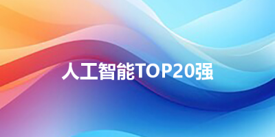 人工智能TOP20强