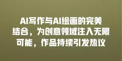 AI写作与AI绘画的完美结合，为创意领域注入无限可能，作品持续引发热议