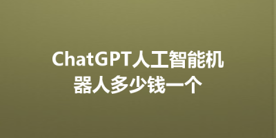 ChatGPT人工智能机器人多少钱一个