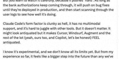 “不是 Cursor 不够强，是 Claude Code 太猛了” ！创始人详解Claude Code如何改写编程方式 – 今日头条